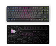 Dark Project ALU87A Onionite V2 Wired Black G3MS Hot-Swap RGB + podkładka - 1507289 - zdjęcie 1